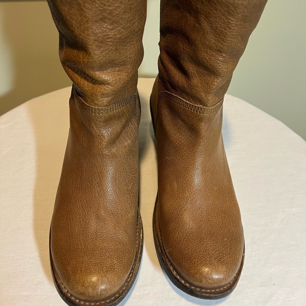 Frye Tan Ankle Boots